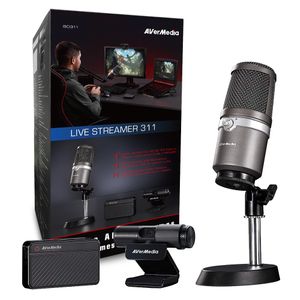 AverMedia BO311 - Webcam FHD With Video Capture Card & Microphone 