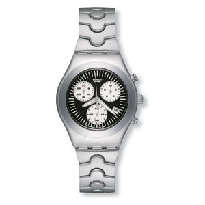  Swatch Watch YMS4004AG For Unisex - Analog Display, Aluminum Band - Silver 