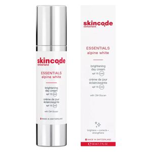  Essentials Alpine White Brightening Day Cream SPF 15, 50 ml - Skincode 