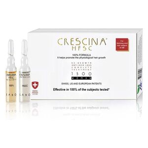  Ampoules for Hair Loss Treatment for Women, Concentration 1300 - Crescina 