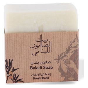 Bayt Al Saboun Al Loubani Fresh Basil Baladi Soap - 210 g