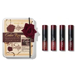  Sheglam Ember Rose Nourishing Lip Gloss Set 4 PCS 