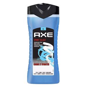 Axe Wash Sport Blast 3 In1 Hair & Body for Men, 400 ml