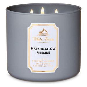  مارشملو فايرسايد شمعة معطرة بثلاث فتائل 411 غم - باث أند بودي وركس 