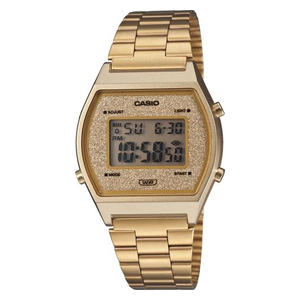  ساعة كاسيو للجنسين B640WGG-9DF - عرض رقمي, سوار من ستانلس ستيل - ذهبي 