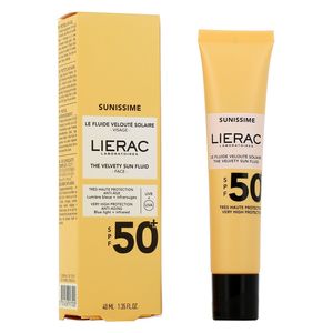  Sunissime The Velvety Sun Fluid Face SPF50, 40 ml - Lierac 