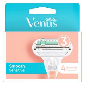  Smooth Sensitive Razor Blades 4 PCS - Venuse 