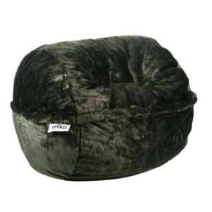  Ariika Large Fluffy Fur Bean Bag Chair - Olive 