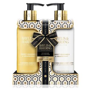  Sweet Mandarin & Grapefruit Hand Care Gift Set 300 ml-Baylis & Harding 