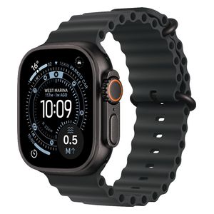 Apple Watch Ultra 3 - 49mm Black Titanium Ocean Band Black - Satellite Connectivity - High Blood Pressure Alerts - Pre-Order