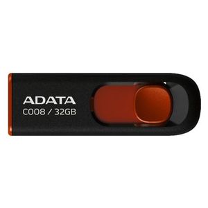 ADATA C008 USB 2.0 - 32GB - USB Flash Drive - Black