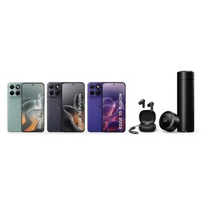 Motorola Edge 70 Fusion - Dual SIM - 6.8" AMOLED - Snapdragon 7s Gen 4 - 7000mAh, 68W TurboPower, AI Features + Headphone + Water Bottle - Pre Order