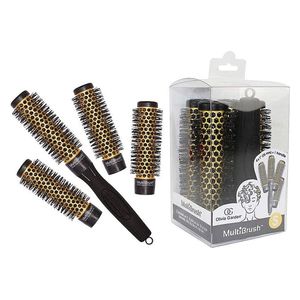  Multibrush Detachable Thermal Styling Hair Brush Kit 4 x 1, 26 mm - Olivia Garden 