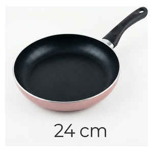  Cook Power Cook4Power-24cm - Fry Pan - Non-Stick Everyday Cooking - 24 cm - Metallic Pink 