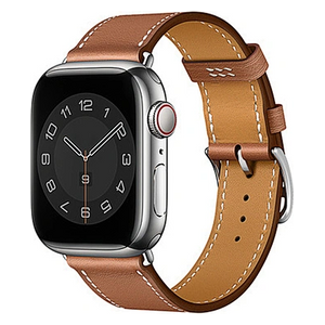  WiWU Luxury Genuine Leather Watch Band - Brown 