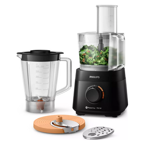  Philips HR7301/90 - Food Processor - Black 