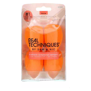  4 Miracle Complexion Sponges 1553-Real Techniques 