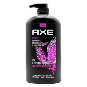 Axe Excite 3in1 Body & Face & Hair Wash for Men, 1 L
