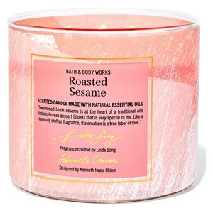 شمعة بثلاثة فتائل برائحة السمسم المحمص 411 غم