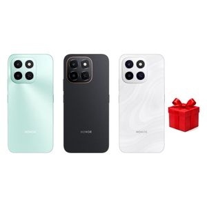 هونر X6c - دبل سيم - شاشة 6.61 بوصة - معالج MediaTek Helio G81 Ultra - بطارية 5300 مللي أمبير بالساعة، شحن سريع 35 واط AI + هدية مجانية