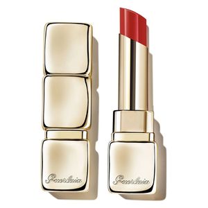 Guerlain KissKiss Bee Glow Lip Balm - Revitalizing with 24H Shine, 709 Petal Red