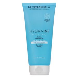 Hydrain 3 Hialuro Creamy Cleansing Gel 200 ml - Dermedic