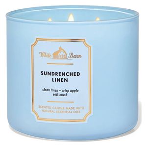  شمعة معطرة من الكتان 3 فتائل 411 غم - باث أند بودي وركس 