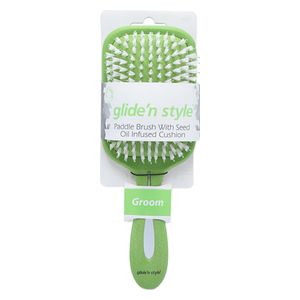  Glide'N Style Paddle Brush With Seed Oil-Trim 