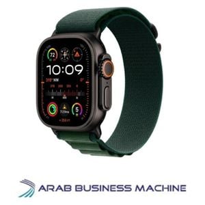 ساعة ابل الترا 2 GPS + Cellular - ملم49 - L - هيكل من التيتانيوم مع حزام جبال الألب اخضر 