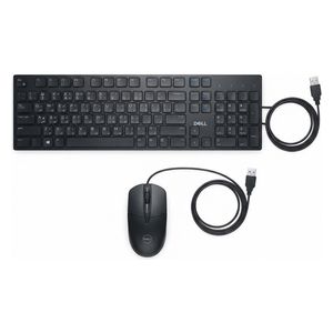  Dell KM332 - Wired Keyboard and Mouse Combo - Arabic and English - Black 