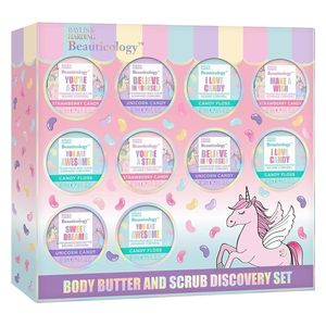  Baylis & Harding Beauticology Candy Body Scrub & Butter Discovery Gift Set 10 PCS 