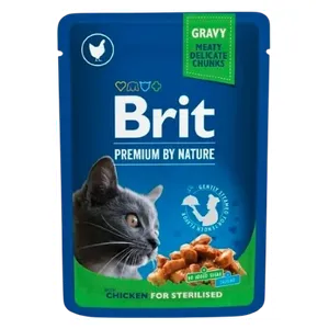  Brit Chicken Sterilized Cat Food - 100g 