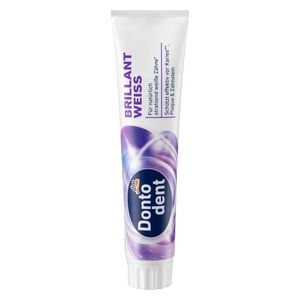  Dontodent Brilliant White Toothpaste - gently removes stains, restores tooth whiteness, 125 ml 
