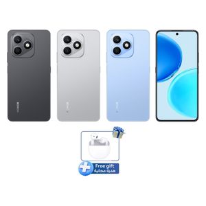 هونر X8d - دبل سيم - شاشة أموليد 6.77 انج - معالج سنابدراغون 6s 4G الجيل الثاني - بطارية 6800 مللي أمبير بالساعة، شحن 45 واط + هونر تشويس ايربدز X7e