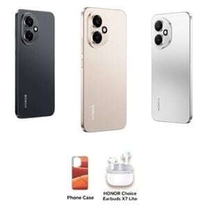 هونر 400 5G - دبل سيم - 512/12 كيكابايت - 6.55 انج - اموليد 120 هيرتز - Snapdragon 7 الجيل الثالث (4 نانومتر) - حجم بطارية 6000 ميلي امبير + حافظة + سماعة هونر اكس 7 لايت