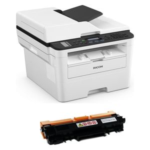  طابعة متعددة الوظائف ليزر أسود اي 4 -  SP230SFNW - سرعة طباعة 30 صفحة في الدقيقة - ابيض + حبر  SP 230L اسود 