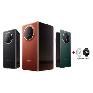  هونر ماجيك V3 - بشاشة 7.92-انج قابلة للطي اموليد LTPO - معالج سناب دراكون 8 الجيل الثالث (٤ نانومتر)، ثماني النواة - 5150 مللي امبير + هدية مجانية ساعة 2i من هونر 