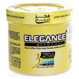  Yellow Triple Action Hair Gel 500 ml 