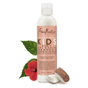  Coconut & Hibiscus Kids 2 In1 Curl & Shine Shampoo & Conditioner 236 ml - Shea Moisture 