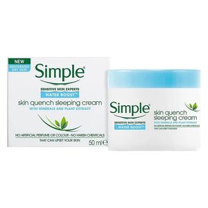  Simple Water Boost Skin Quench Sleeping Cream 50 ml 