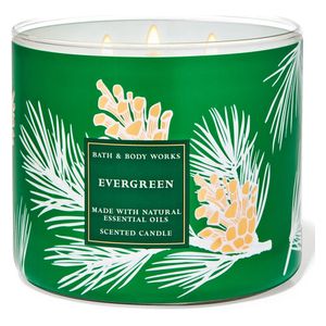  ايفرجرين شمعة معطرة بـ 3 فتائل 411 غم - باث أند بودي وركس 