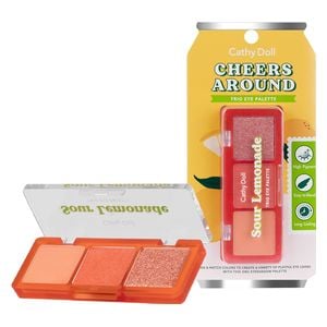 Cheers Around Trio Eye Palette ( 04 Sour Lemonade ) - CATHY DOLL MAKE UP