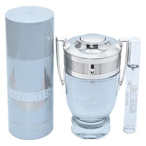  Invictus EDT Gift Set 3 PCS - Paco Rabanne 