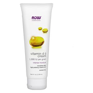 Foods Vitamin D3 Cream 118 ml - Now