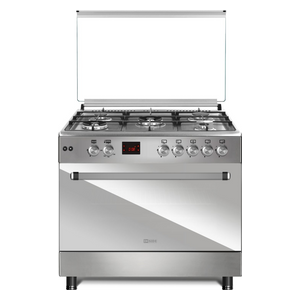  Inside Full 9041 SST - 5 Burners - Gas Cooker - Steel 