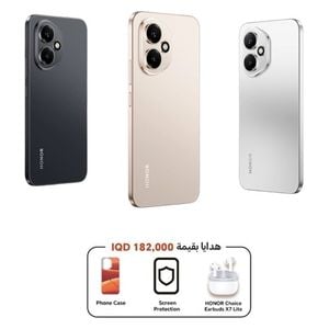 Honor 400 5G - Dual SIM - 512/12GB - 6.55 Inch - AMOLED 120HZ - Snapdragon 7 Gen 3 (4 nm) - 6000 mAh + Cover + HONOR Earbuds X7 Lite + Screen Protection