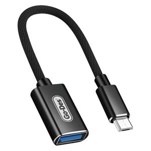  Go-Des GD-UC055 - Micro to USB-A OTG Adapter - Black 
