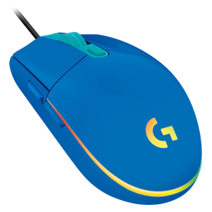  Logitech G102 - Wired Gaming Mouse - Customizable RGB Lighting - Blue 