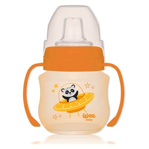 كوب تدريبي مانع للتسرب من وي بيبي - بسعة 125 مل - برتقالي