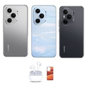 Honor 400 Pro 5G - Dual SIM - 512/12GB - 6.7 Inch - AMOLED 120Hz - Snapdragon 8 Gen 3 (4 nm) - 6000 mAh + Cover + Honor Earbuds Choice X7i
